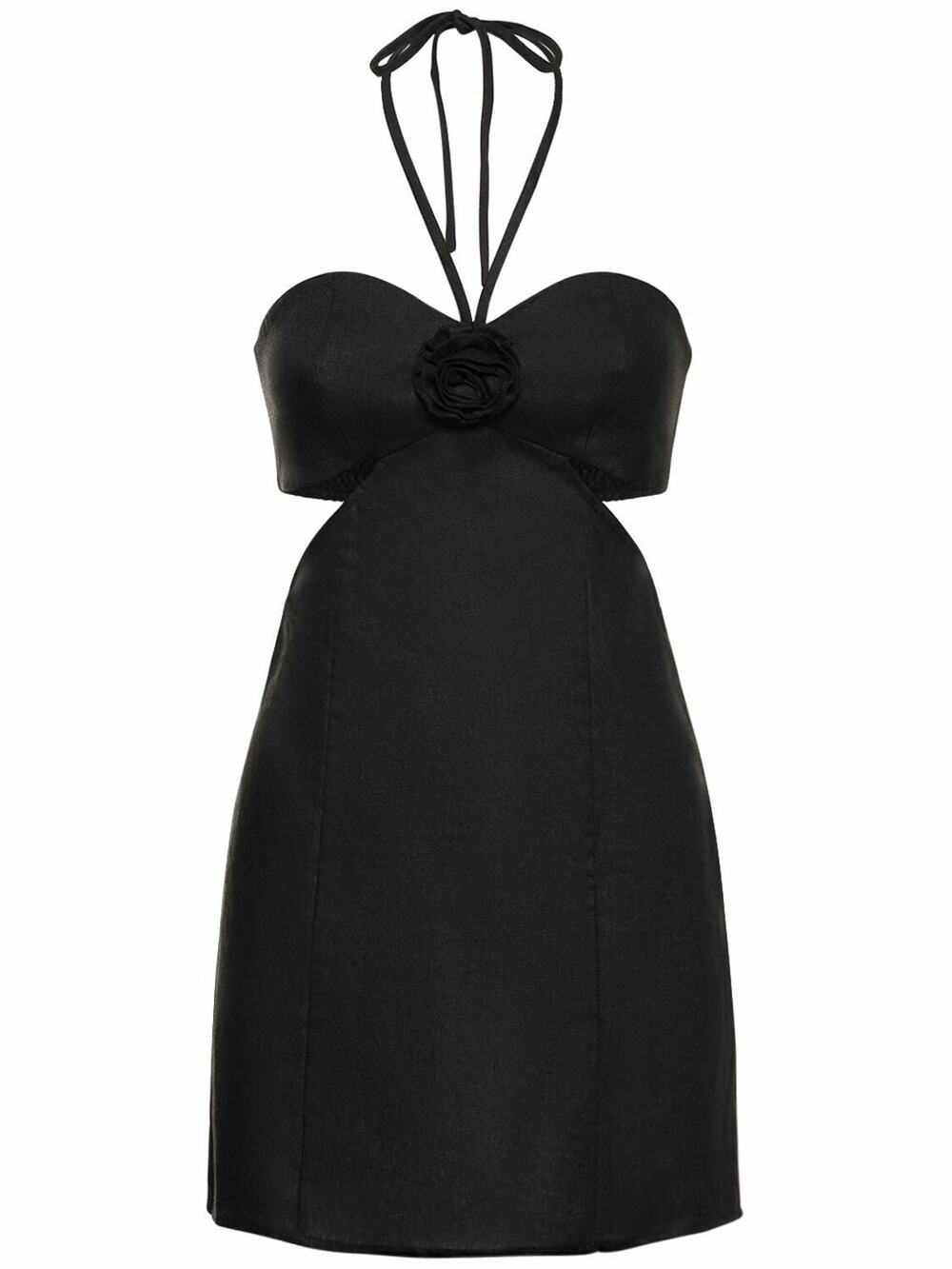 Reformation Mairwen Linen Halter Mini Dress - 12
